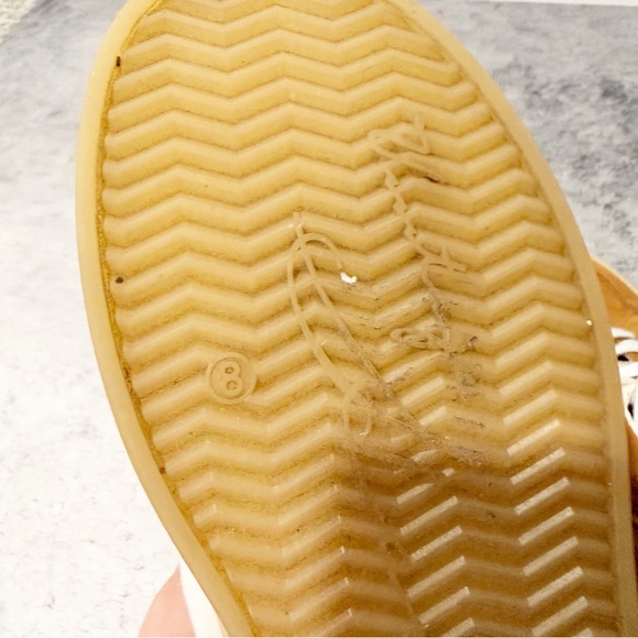 Vintage Havana Val platform sneaker mules camel suede Slip On Size 8 - Picture 8 of 8